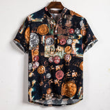 Camp Collar Shirt Floral Short Sleeve Shirt