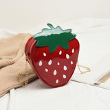 Strawberry Bags Chain Cartoon Young Girl Strawberry Crossbody