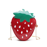 Strawberry Bags Chain Cartoon Young Girl Strawberry Crossbody