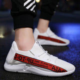 Men Sneakers Men Walking Shoes for Jogging Breathable Lightweight Shoes Men's Shoes Fly-Knit Sneakers Trendy Breathable Mesh Shoes Men's Casual Shoes