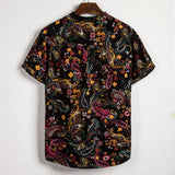 Camp Collar Shirt Printed Short Sleeve Shirt