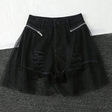 Women Jean Shorts Ripped Denim Shorts for Women Summer Hot Pants