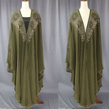 African Dress Muslim Shawl Hooded Cape Women's Clothing African Dashiki Ankara Styles Dress