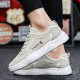 Men Sneakers Men Walking Shoes for Jogging Breathable Lightweight Shoes Spring Men's Shoes Casual Leather Shoes plus Size Retro Sports Shoes