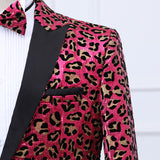 Black Tie Attire Sequined Performance Suit Men's Suit Set