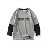 Children Long Sleeve Shirts Fall Babies' Long Sleeve T-shirt 100% Cotton Coat