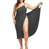 MIDI Mauve Cocktail Dress Summer Dress Solid Color Sexy Strap Cross Beach Dress