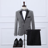 Black Tie Attire Slim Fit Suit Suit Business Performance Dress