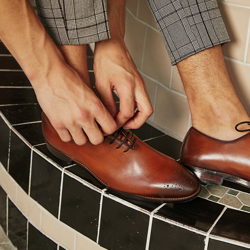 Men's Dress Shoes Classic Leather Oxfords Casual Cushioned Loafer Autumn and Winter Casual Men's Shoes Leather Shoes Fashion Fashion Formal Wear