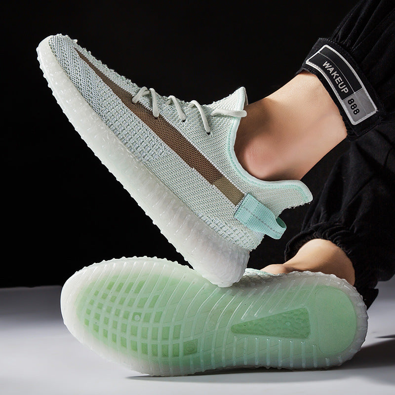 designer Sneaker Shoes Men's Summer Breathable Flat Knitted Shoe Uppers Running Tide Sneakers