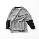 Children Long Sleeve Shirts Fall Babies' Long Sleeve T-shirt 100% Cotton Coat