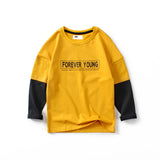 Children Long Sleeve Shirts Fall Babies' Long Sleeve T-shirt 100% Cotton Coat