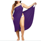 MIDI Mauve Cocktail Dress Summer Dress Solid Color Sexy Strap Cross Beach Dress
