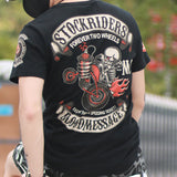 Skull Apparel Short Sleeve Loose Half Sleeve