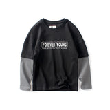 Children Long Sleeve Shirts Fall Babies' Long Sleeve T-shirt 100% Cotton Coat