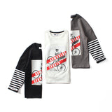 Children Long Sleeve Shirts Autumn Boy Striped Children's T-shirt
