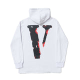 Pop Smoke Vlone Hawk Em Sweatshirt Print Loose