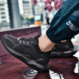 Men Sneakers Men Walking Shoes for Jogging Breathable Lightweight Shoes plus Size Mesh Shoes Lightweight Breathable Running Shoes