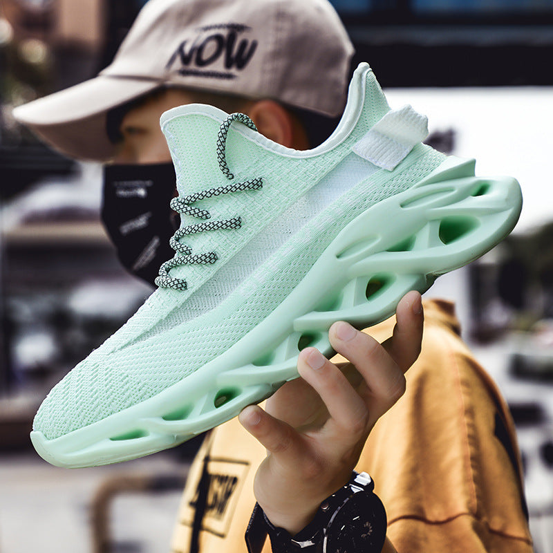 Men Sneaks Men's Shoes Spring plus Size Height Increasing Trendy Men's Sports Shoes
