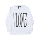 Vlone Sweatshirt Fall Men'S Clothing Printed Loose Street Pullover Round Neck Long Sleeves Sweater Men