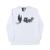 Vlone Sweatshirt Printed High Street Plus Size Retro Sports Sweater For Men