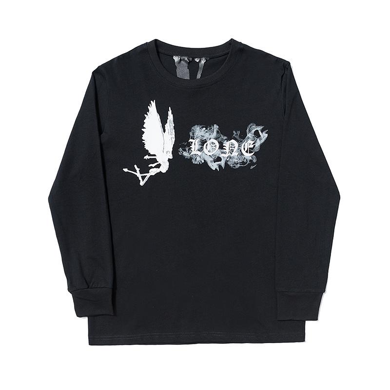Vlone Sweatshirt Printed High Street Plus Size Retro Sports Sweater For Men