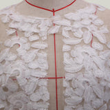 Women Lace Wedding Dress Women's round Neck Sexy Dress Fashion Evening Dress