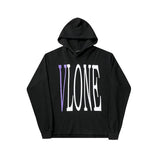 Vlone Hoodie Life Large V Terry Sweater Round Neck Loose Street Hip Hop Men And Women