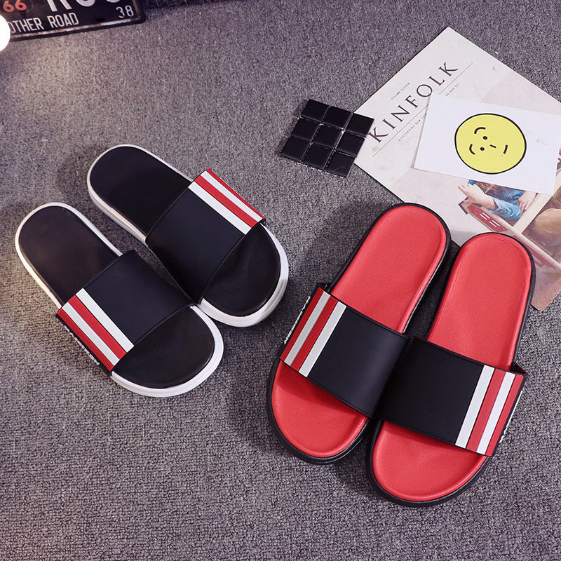 Men Slippers Non Slip Shoes Indoor Outdoor Men's Sandal Slippers Thick Bottom Flat