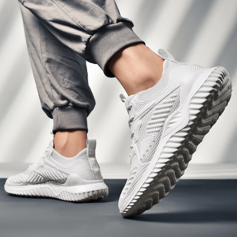 Men Sneakers Men Walking Shoes for Jogging Breathable Lightweight Shoes plus Size Mesh Shoes Lightweight Breathable Running Shoes