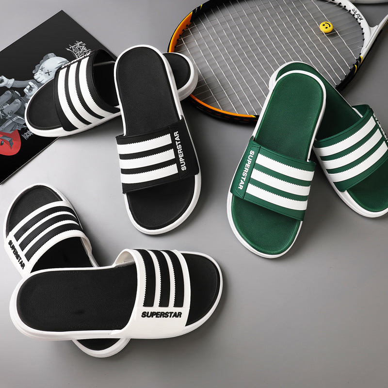 Men's Flip Flops Men Slides Comfort Slides Sandal Men's Shoes Fashion Men's Trendy Sports Indoor and Outdoor