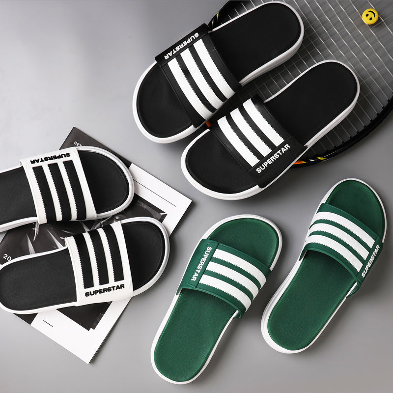 Men's Flip Flops Men Slides Comfort Slides Sandal Men's Shoes Fashion Men's Trendy Sports Indoor and Outdoor