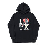 Pop Smoke Vlone Hawk Em Sweatshirt Print Loose