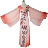 Women's Leaf Printed Dress African Dashiki Ankara Styles Dress