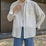 Men Shirts Hong Kong Style Shirt Long Sleeve