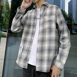 Men Shirts Loose Long Sleeve Shirt