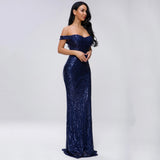 Skin Tight Long Dresses Women's Dress Sexy Sequins