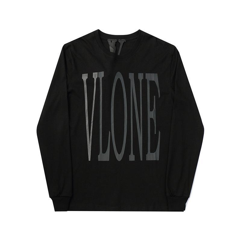 Vlone Sweatshirt Printed Longsleeved Tshirt Large V Sweater Hoodie Sweatshirts