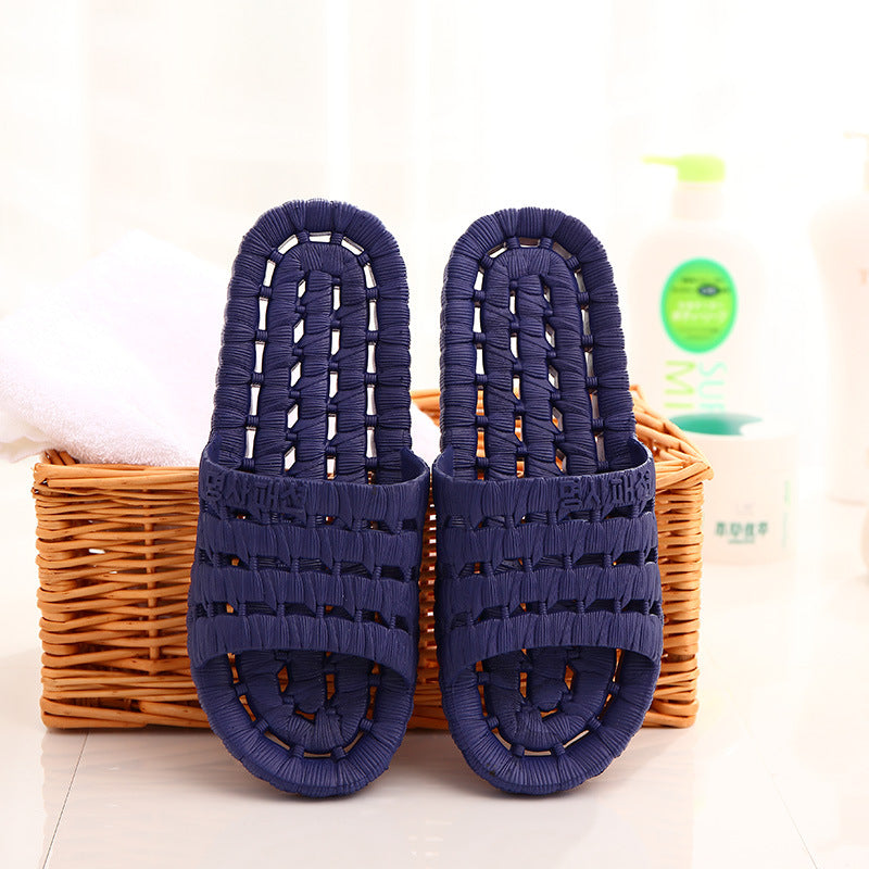 Under Desk Foot Rest Massager Acupressure Massage Mat Slippers Sandals Shoes Quick-Drying PVC Bathroom Slippers  Non-Slip