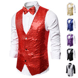Men Prom Outfits Sequined Performance Dress Jacket