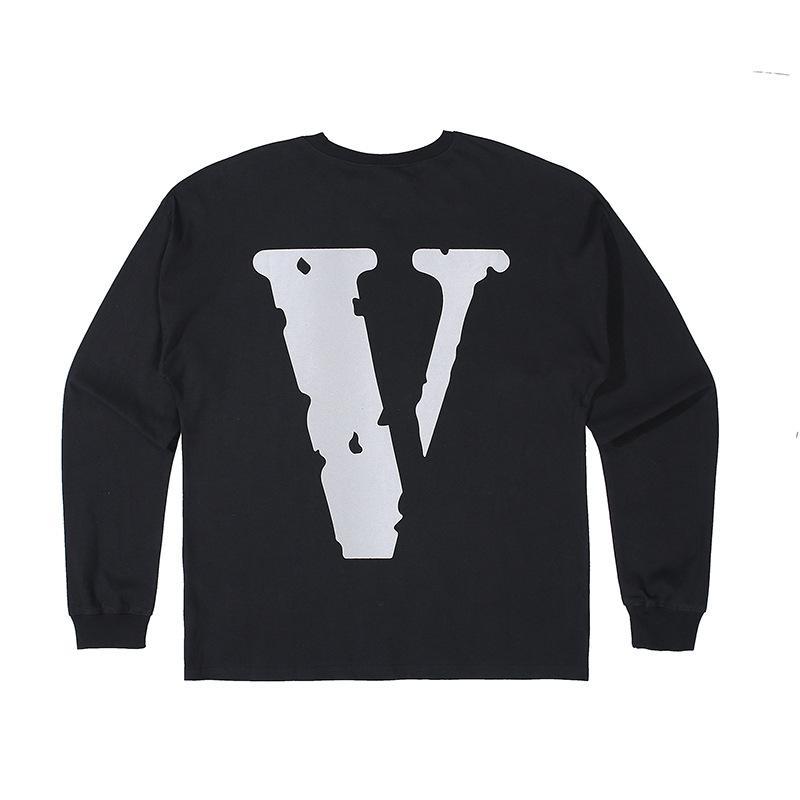Vlone Sweatshirt Life Friends Printing Men'S And Women'S Long Sleeves Loose Casual Able Hip Hop Style