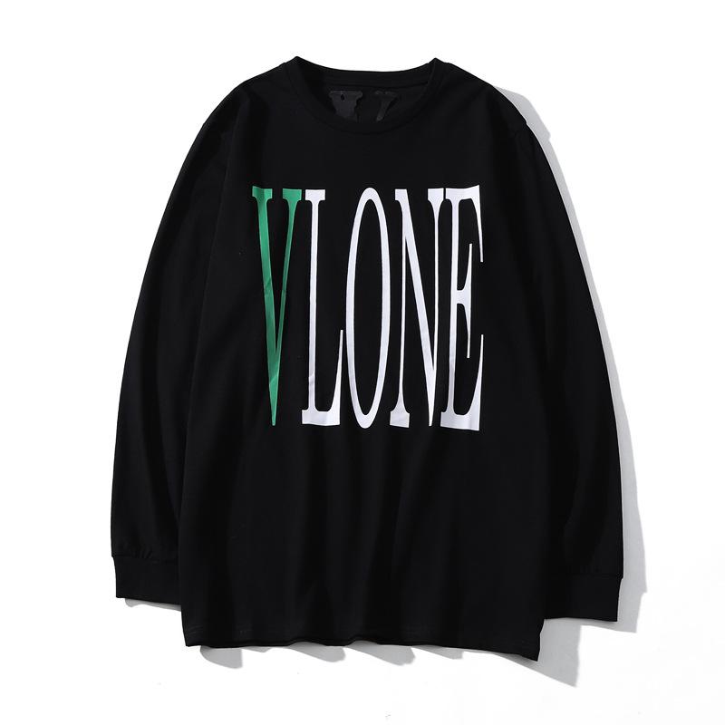 Vlone Sweatshirt Friends Printed Men'S And Women'S Loose Pullover Hiphop Pullover Hoodie