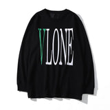 Vlone Sweatshirt Friends Printed Men'S And Women'S Loose Pullover Hiphop Pullover Hoodie
