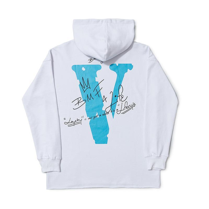 Vlone Hoodie Printed Pop Up Boxing King Pullover Hoodie Sweater For Men And Women
