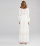 Beth Dutton Bohemian Dress Winter Autumn Midi Dresses Robe Dress Shirt