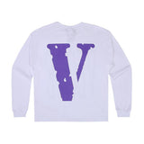 Vlone Sweatshirt Round Neck Long Sleeve Large V Personalized Printed Friends Sweater Base Shirt Loose