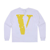 Vlone Sweatshirt Street Large Vneck Print Round Neck Men'S Women'S Pullover Cotton Long Sleeve Loose Hip Hop