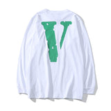 Vlone Sweatshirt Friends Printed Men'S And Women'S Loose Pullover Hiphop Pullover Hoodie