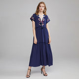 Beth Dutton Bohemian Summer Spring Midi Dress Lace-up Dress