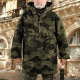Men Sweats Man Fall Outfits Thickened Loose Camouflage Casual Hooded Sweater For Men